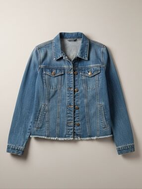 Classic Blue Denim Jacket - Women